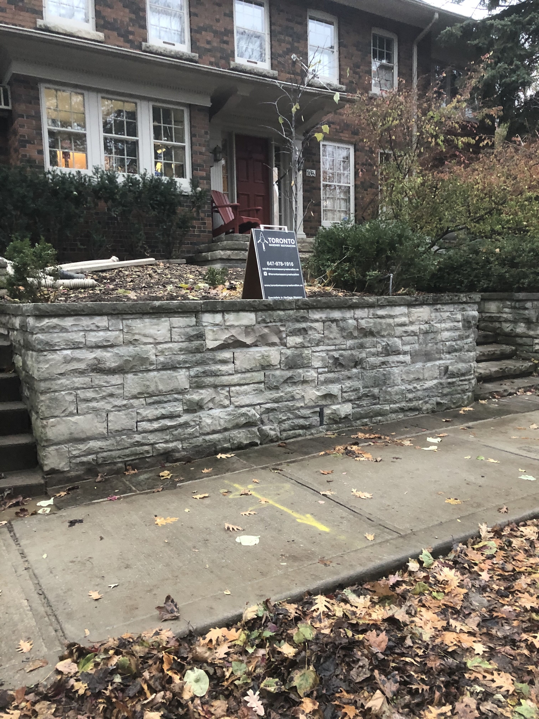 Stone Wall Rebuild